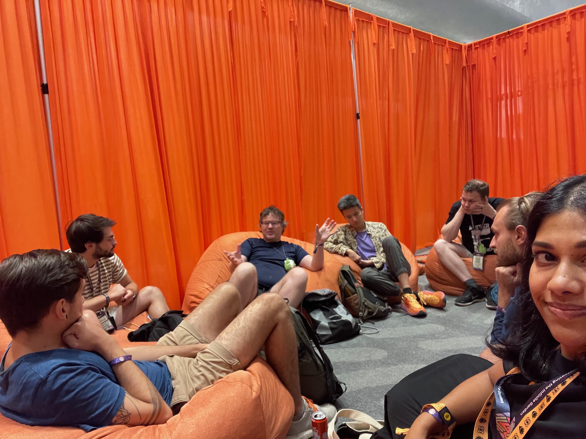 Crowd at OPSEC Salon